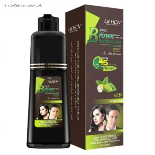Lichen Hair Color Dark Brown Shampoo Price In Pakistan