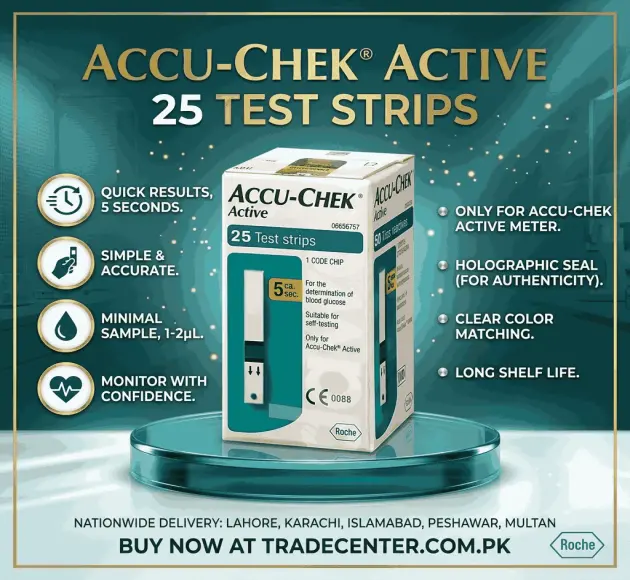 Accu-chek Active 25 Strips In Pakistan