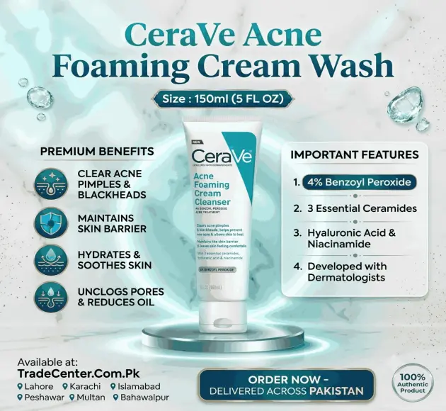 Acne Foaming Cream Wash In Pakistan