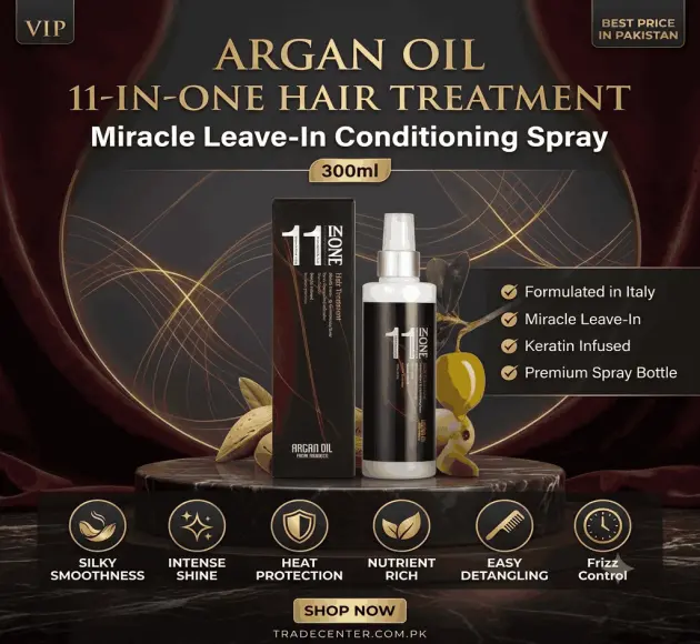 Argan Oil 11 in One Hair Treatment Miracle Leave In Conditioning Spray In Pakistan