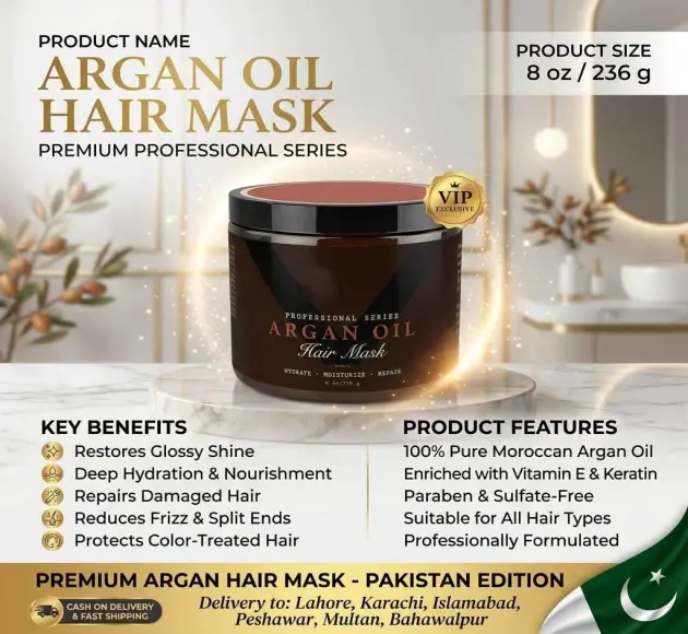 Arizona Professional Argan Hair Mask In Pakistan