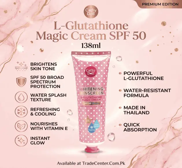 Cathy Doll L-Glutathione Magic Cream SPF 50 Pakistan