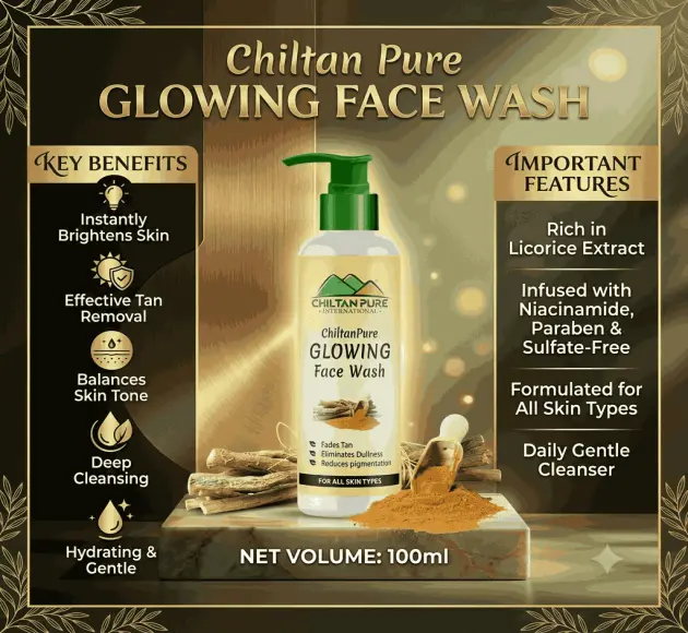 Chiltan Pure Glowing Face Wash In Pakistan