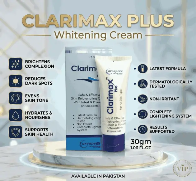 ClariMax Plus Whitening Cream 30gm – Price in Pakistan