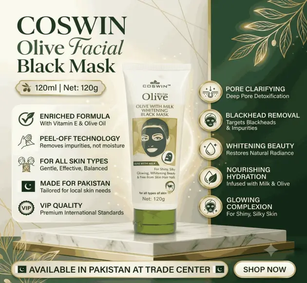Coswin olive facial black mask in pakistan