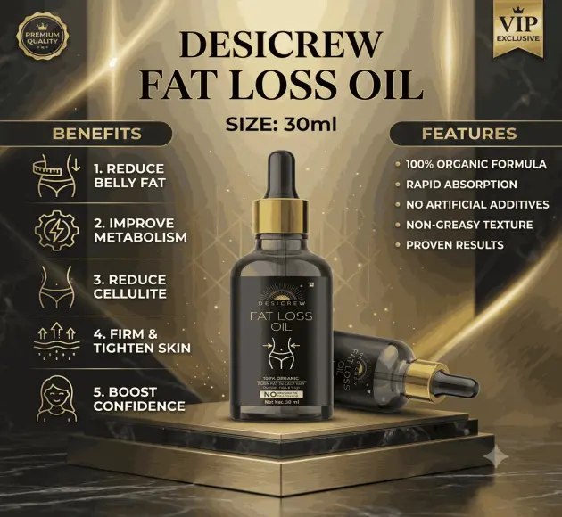 Desicrew Fat Loss Oil In Pakistan
