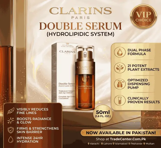 Double Serum Clarins Paris in Pakistan