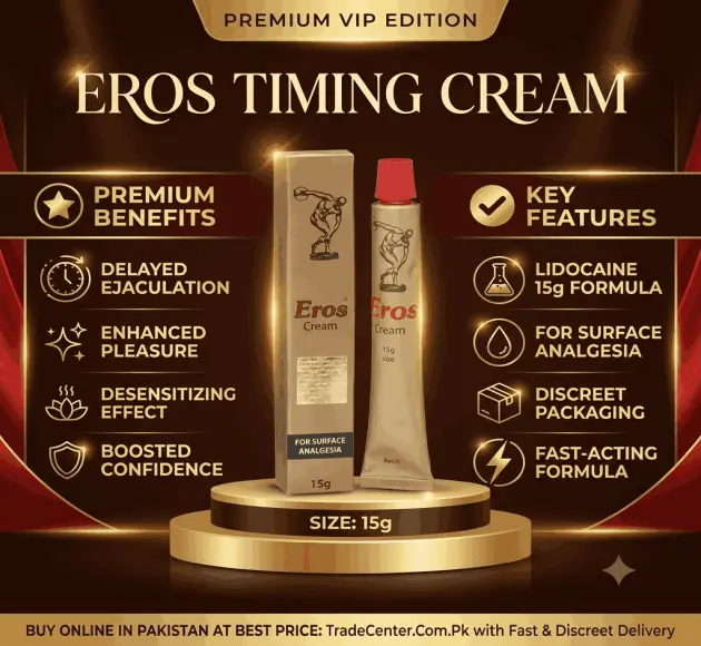 Eros Timing Cream Lidocaine 15 G Online In Pakistan