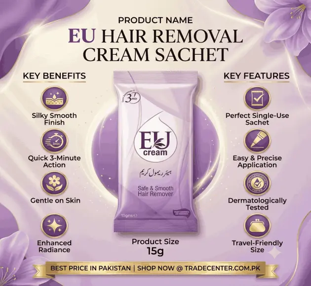 Eu Hair Removal Cream Sachet In Pakistan