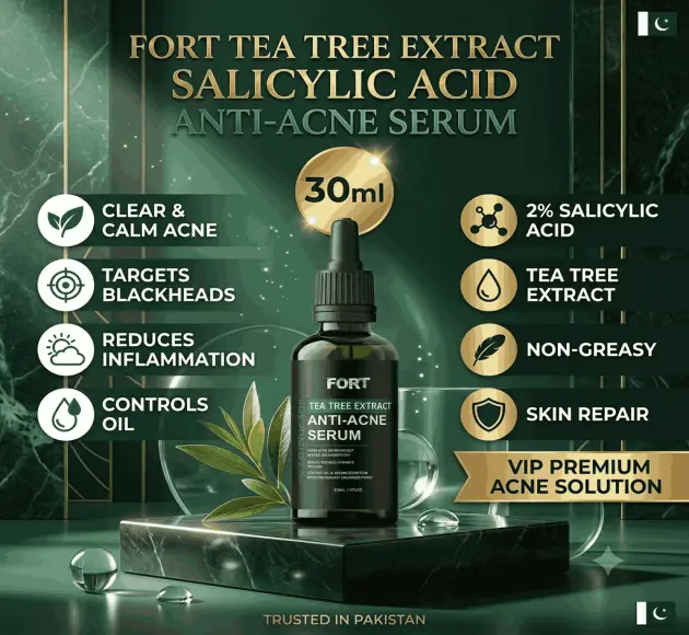 Fort Salicylic Acid Tea Tree Extract Acne Serum in Pakistan