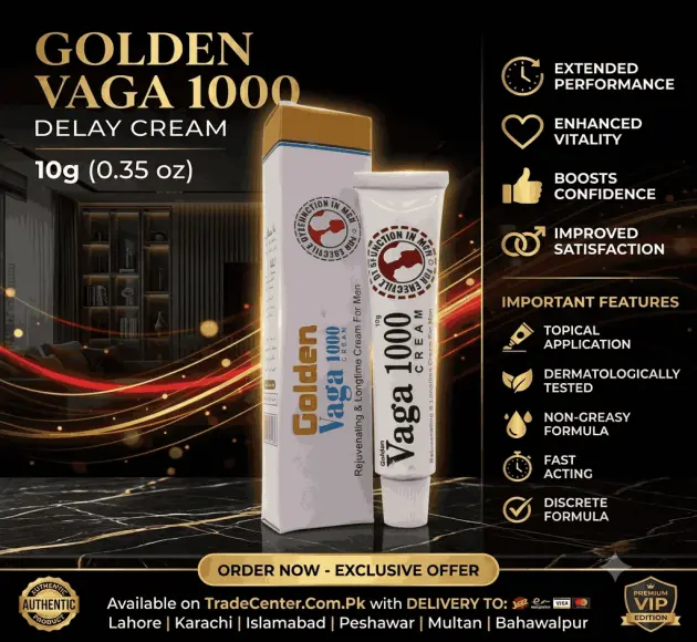 Golden Vaga 1000 Delay Cream 10g In Pakistan