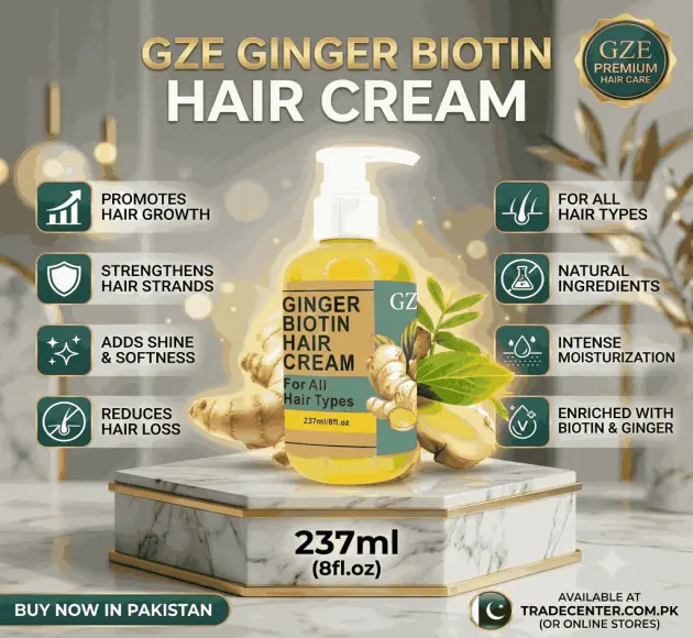 Gze Ginger Biotin Hair Cream In Pakistan