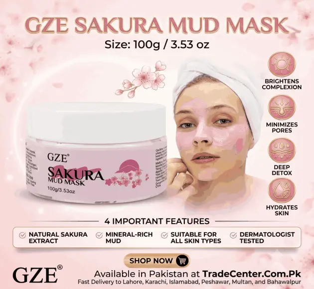 Gze Sakura Mud Mask In Pakistan