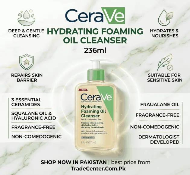 Hydrating Foaming Oil Cleanser In Pakistan