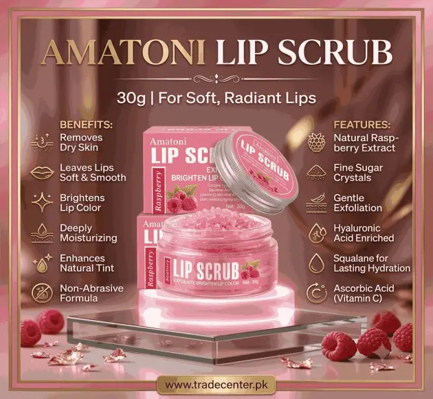 Raspberry Lip Scrub In Pakistan