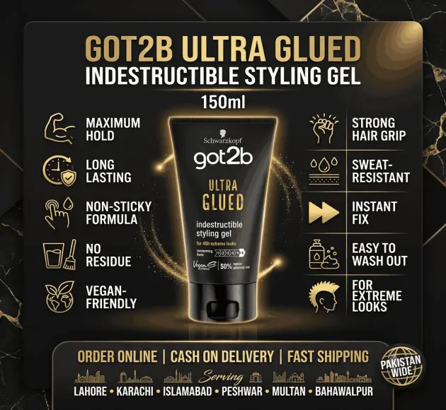 Schwarzkopf got2b Ultra Glued Styling Gel In Pakistan