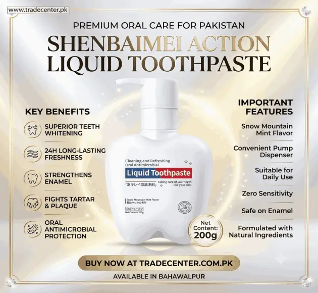 Shenbaimei Action Liquid Toothpaste In Pakistan