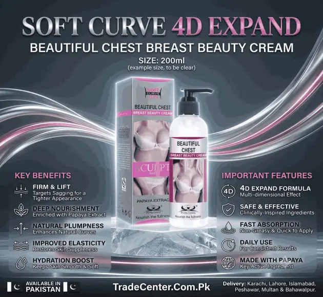 Soft Curve 4D Expand Breast Beauty Cream In Pakistan