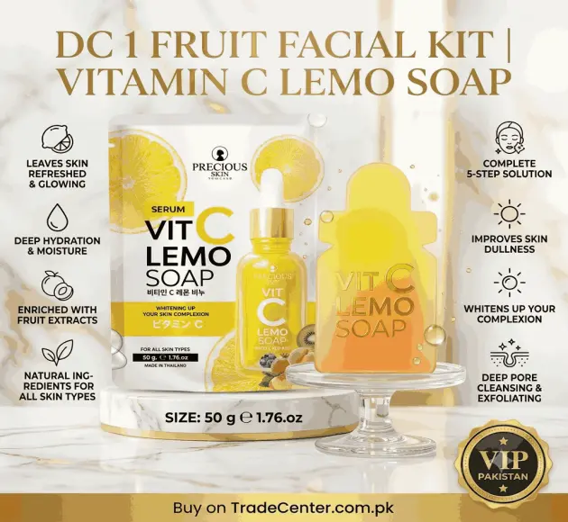 Vitamin C Lemon Whitening Serum Soap Price in Pakistan