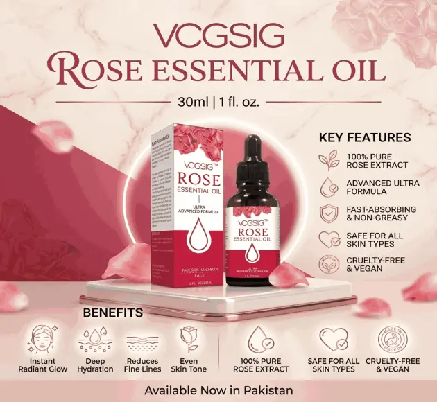 Vogsig Rose Essential Oil In Pakistan