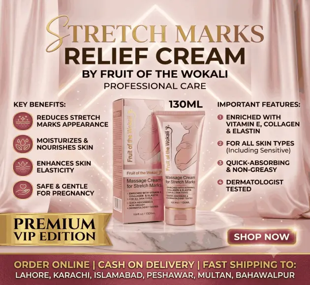 Wokali Stretch Marks Massage Cream In Pakistan