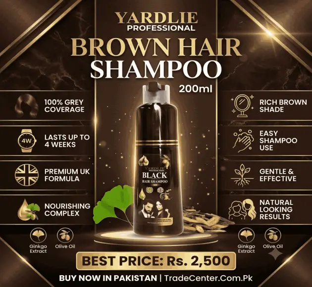 Yardlie Professional Brown Hair Shampoo In Pakistan