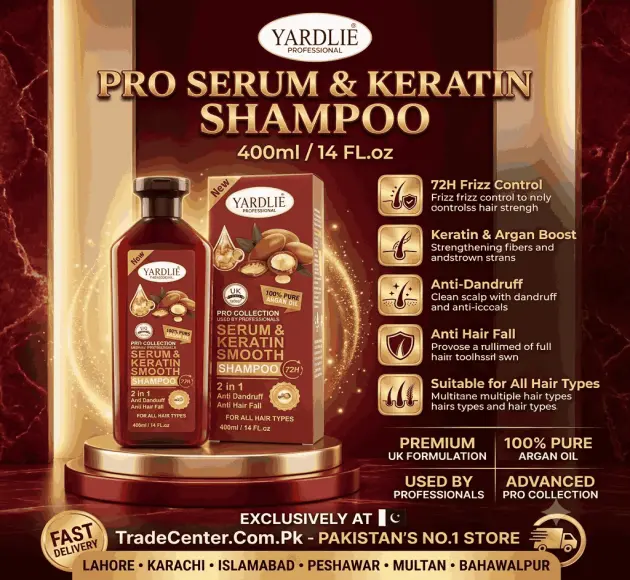 Yardlie Professional Pro Serum & Keratin Shampoo  In Pakistan
