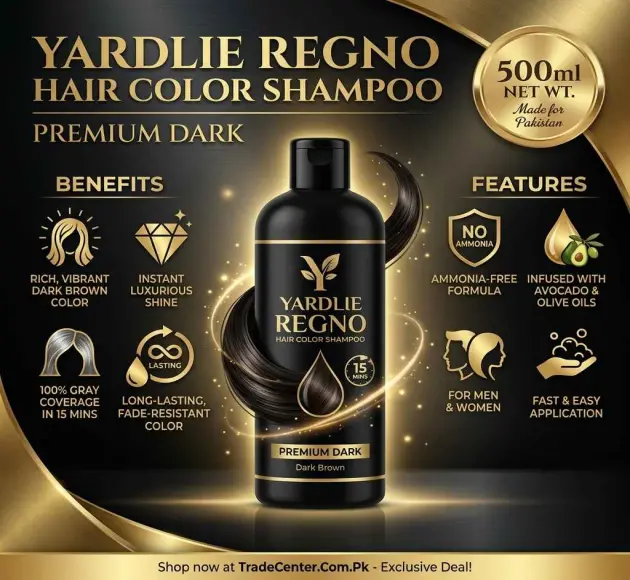 Yardlie Regno Hair Color Shampoo Premium Dark Price In Pakistan